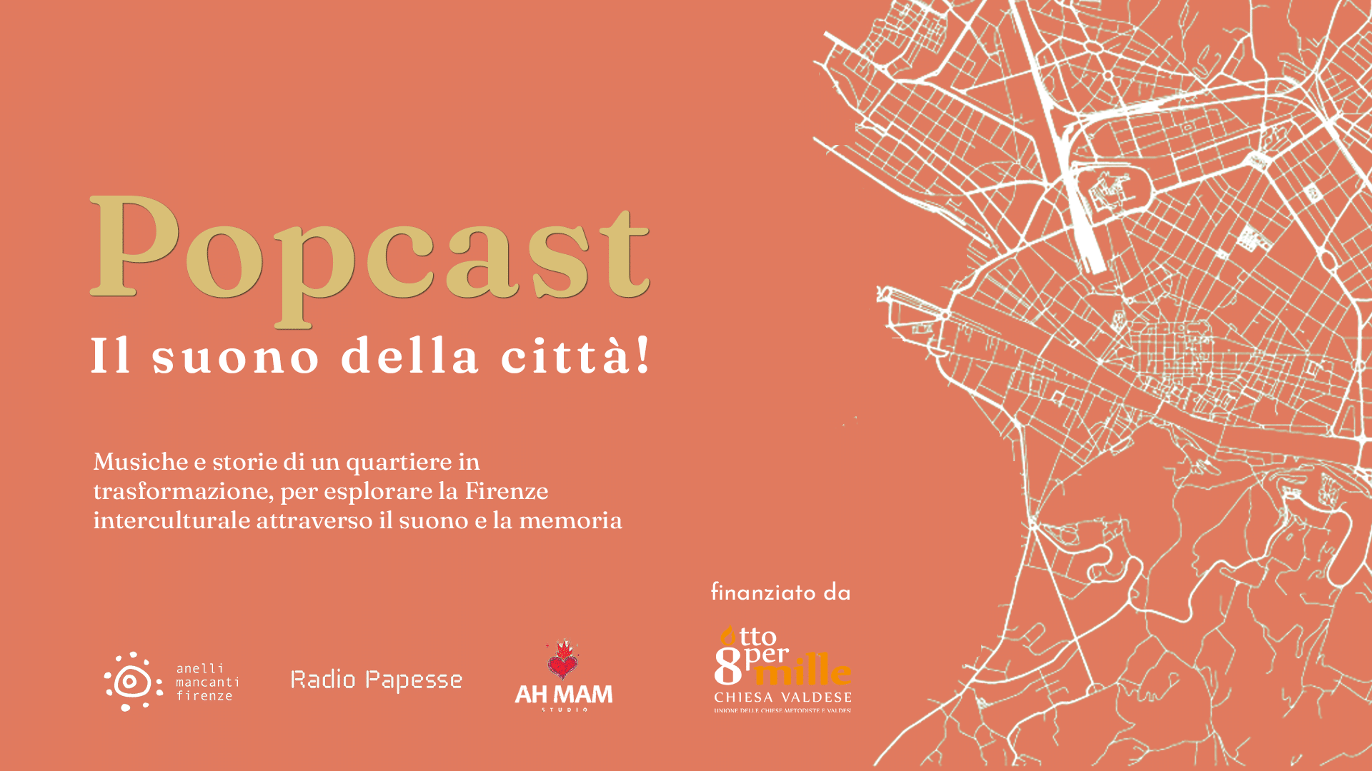 Popcast podcast suono della città intercultura audio racconti voci suoni souk centro storico firenze